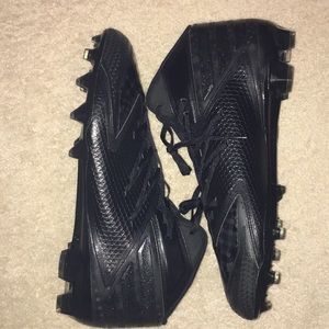 NWOB Adidas black cleats sz 16